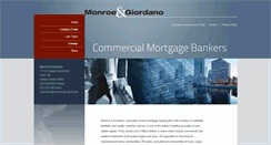 Desktop Screenshot of monroe-giordano.com